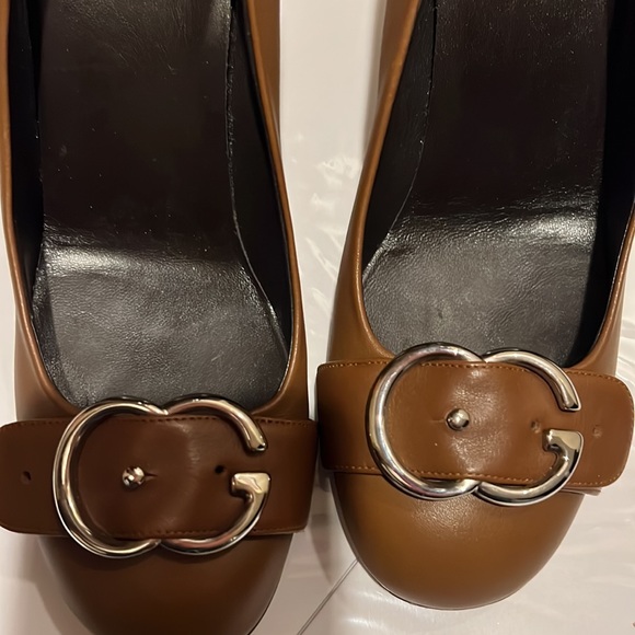 Gucci brown leather high heel shoe size 38 - Picture 9 of 9